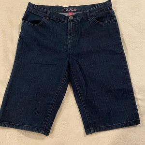 Dark blue Jean shorts